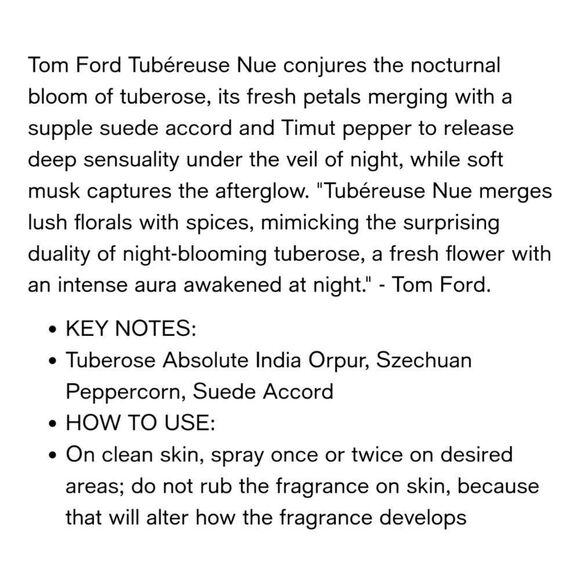 Tom Ford Tubereuse 1.7 oz - Picture 3 of 9